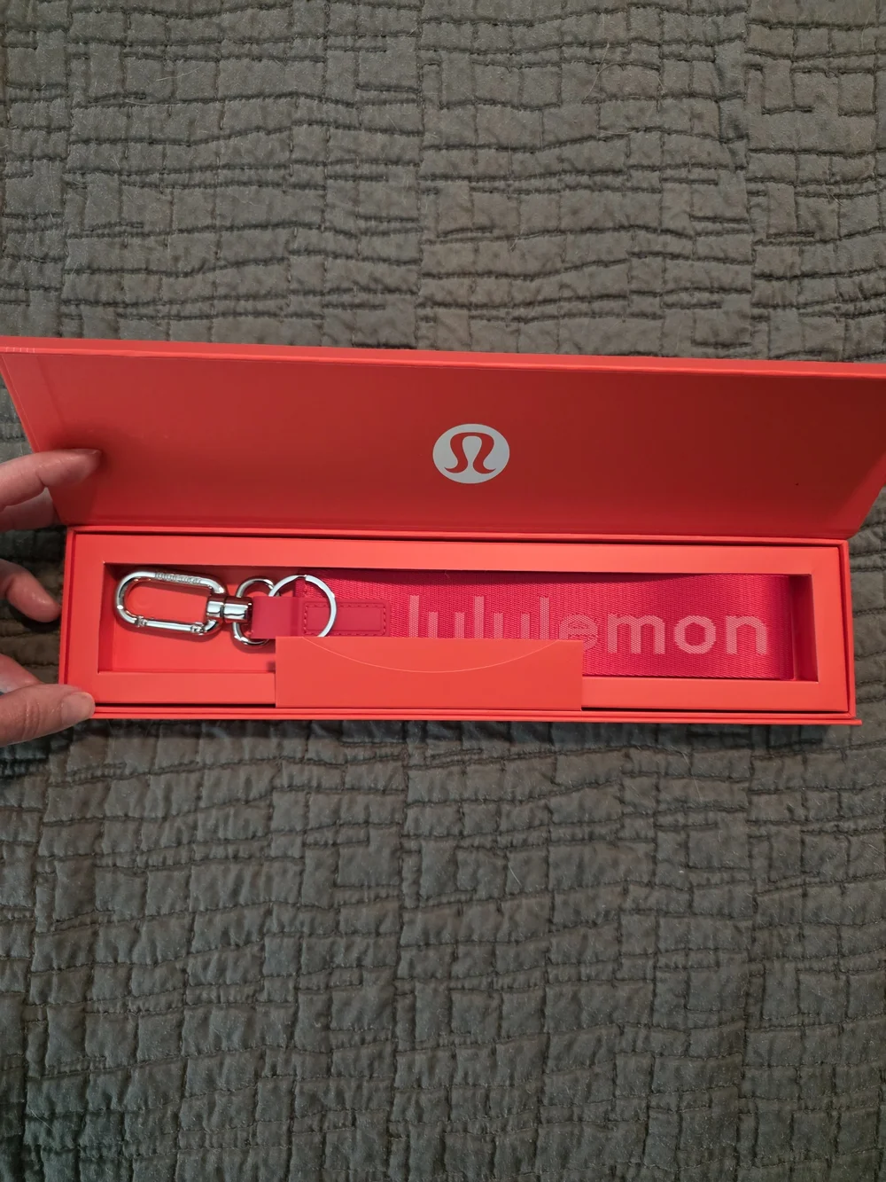 Lululemon Never Lost Pinnacle Member Exclusive Keychain NIB